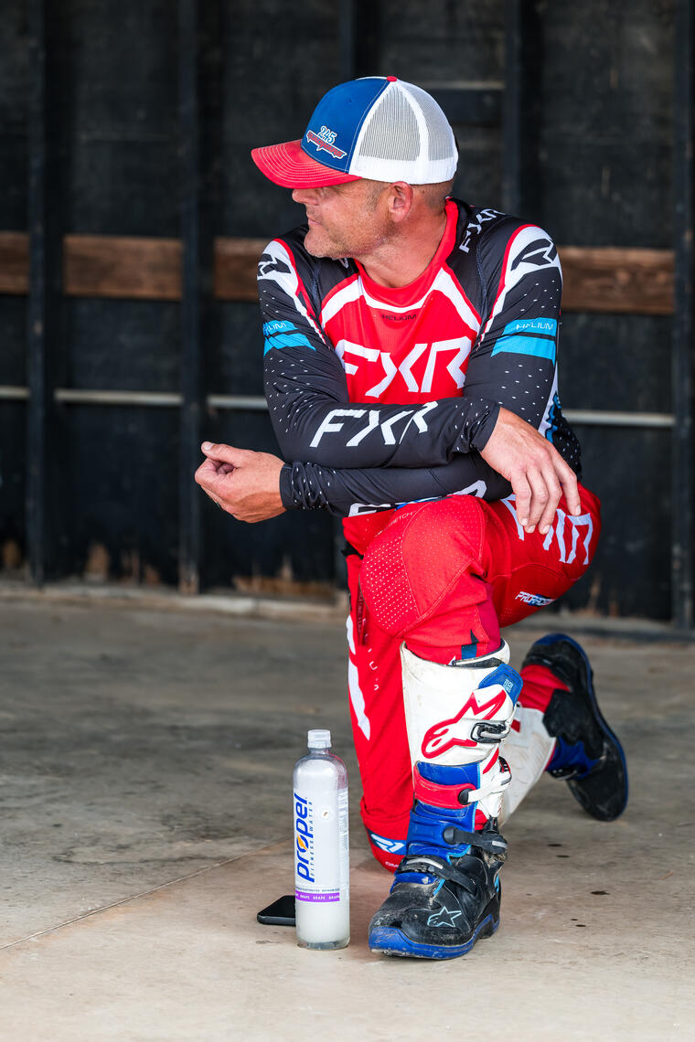 CARROLL COUNTY, MD - A quad driver waits for the Monster Truck Roundup event to begin on July 11, 2026.